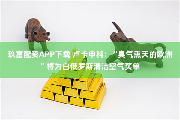 玖富配资APP下载 卢卡申科：“臭气熏天的欧洲”将为白俄罗斯清洁空气买单